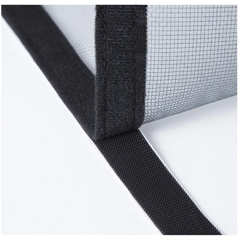 Black，Anti-mosquito window screen ，self adhesive window mosquito net summer insect proof door， mosquitonet for windows
